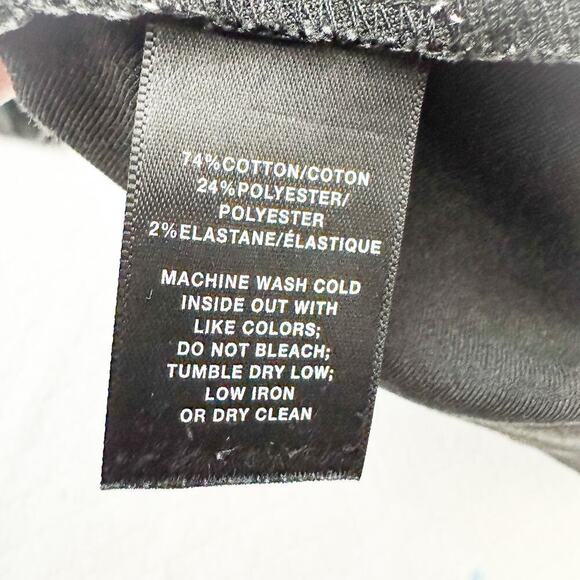 Lafayette 148 Black Charcoal Straight Leg Denim Jeans Size 6 - Picture 7 of 8